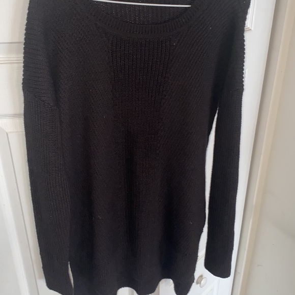 Athelta | Black Wool long length sweater | size Medium - Picture 2 of 9